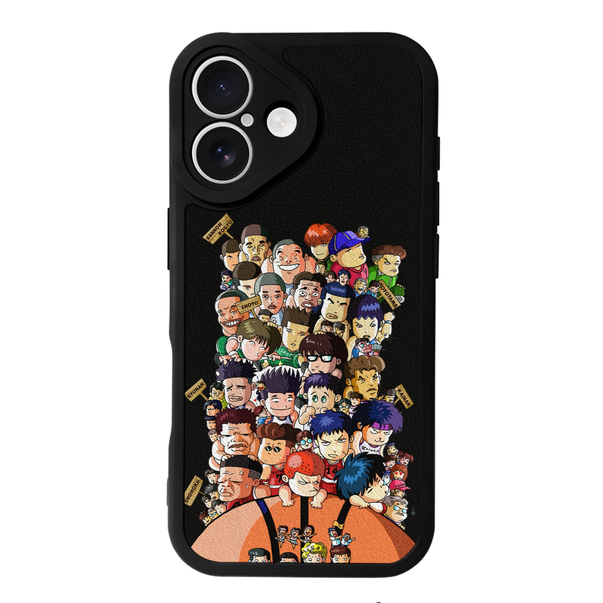（画像用） SLAM DUNK／スラムダンク 【iPhone 16シリーズ対応】シリコンスマホケース（レザー調） 材質：シリコン